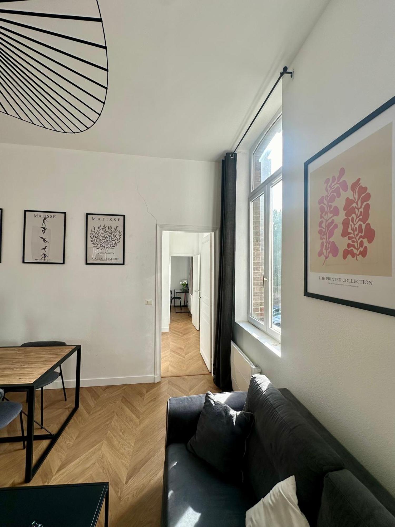 Spacieux Appt Haussmannien Parking Prive Amiens Exterior foto